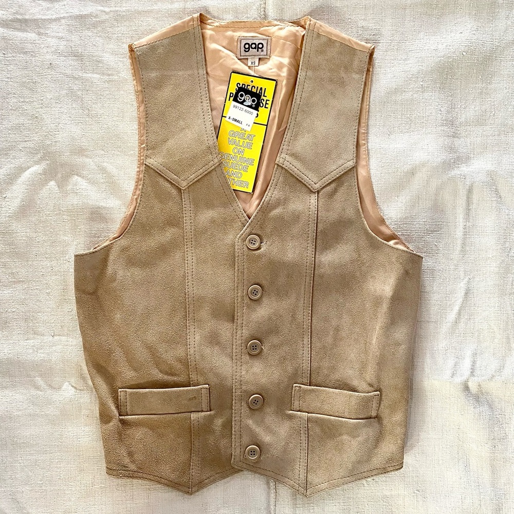VTG 70’s GAP Leather Vest